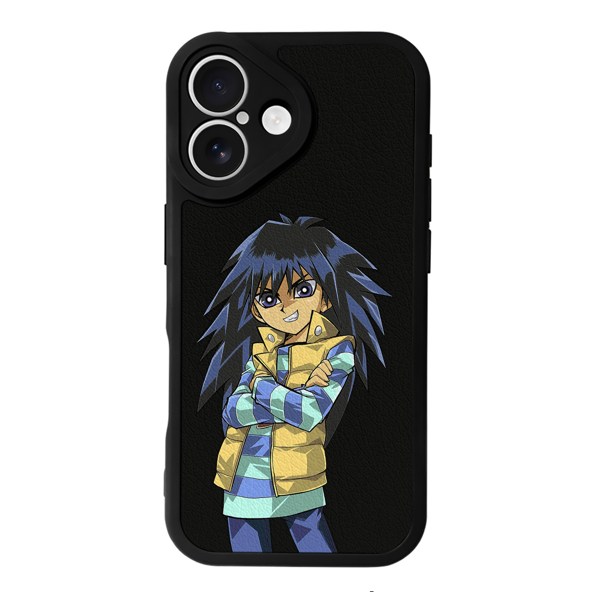 遊☆戯☆王 Yu-Gi-Oh! 【iPhone 16シリーズ対応】シリコンスマホケース（レザー調） 材質：シリコン